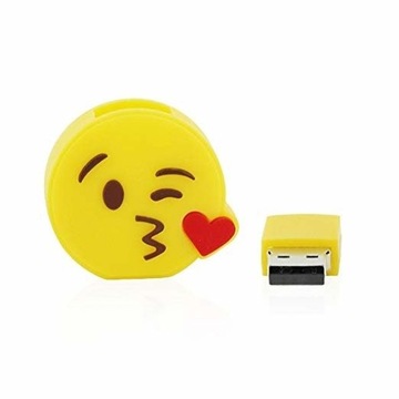 USB-НАКОПИТЕЛЬ БЫСТРАЯ ФЛЕШ-КАРТА УЛЬТРА ПАМЯТЬ ПОДВЕСНАЯ РУЧКА-СМАЙЛИК 16 ГБ