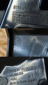 фото thumb №9, Skoda kodiaq 17- напрямна кронштейн бампера правий перед 565807724