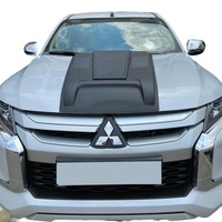 фото thumb №8, Захист капот вітровик do mitsubishi l200 kj, kk, kl 2019- чорний mat