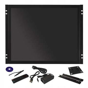 ОТКРЫТЫЙ FRAME 17-дюймовый сенсорный монитор VGA HDMI BNC AV