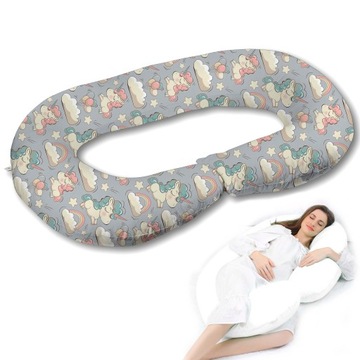 БОЛЬШАЯ ПОДУШКА ДЛЯ БЕРЕМЕННЫХ, ДЛЯ МАТЕРИАЛОВ C LARGE W37
