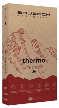 TERMICZNA BLUZA MĘSKA Brubeck THERMO W góry do turystyki górskiej -2XL