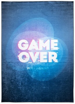 DYWAN dla Chłopaka Antypoślizgowy GAME OVER 80X200 Gra Komputerowa