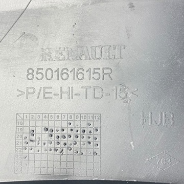 фото thumb №15, Новый оригинальный номер уголок бампера правый зад renault captur ii 850161615r