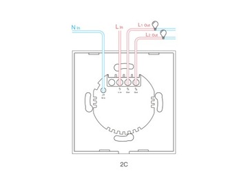 Светодиодный переключатель для освещения Wi-Fi RF433Mhz SONOFF