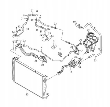 фото thumb №7, Шланг рідини охолоджуючої audi a6 c6 3.0 4f0121081d