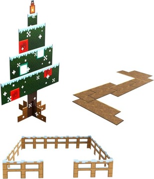 Адвент-календарь Minecraft из 24 предметов