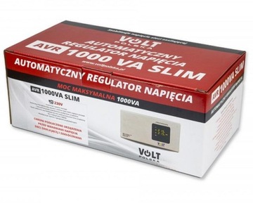 Стабилизатор напряжения Volt Polska AVR 1000VA Slim