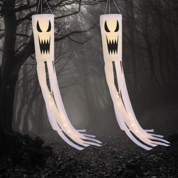 2 Sets of Halloween Windsock Outdoor Outdoor Hallo