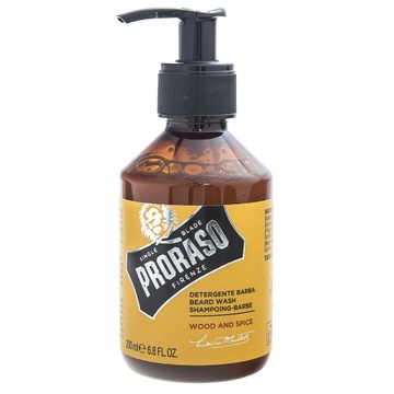 1x шампунь для бороды PRORASO Wood and Spice 200 мл