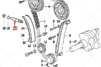 фото thumb №8, Натягувач ланцюга грм двигуна bmw 3 e30 11311743187 новий оригінальна запчастина