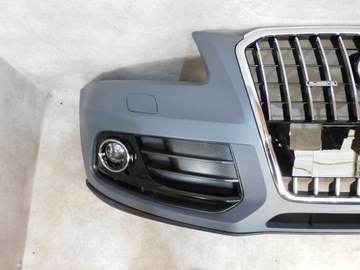 фото thumb №10, Audi q5 8r рестайлінг бампер перед переднє новий ґрати планки решітка радіатора