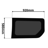 фото thumb №1, Стекло боковая левая зад renault trafic iii 3 короткий 0206