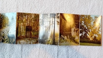 Серия красочных фотографий Свентокшиских гор. Туристический сувенир. ПРЛ.