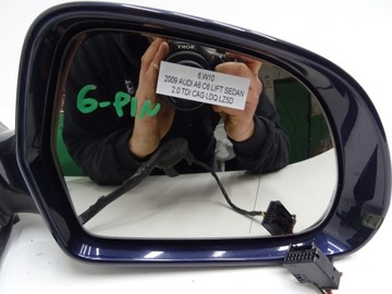 фото thumb №10, Зеркало правые правый перед lz5d 6 pin audi a6 c6 рестайлинг sedan 08-11r