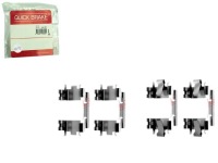 фото thumb №1, Набір монтажний гальмівних колодок перед honda civic v civic vi crx iii integra