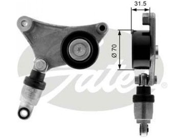 фото thumb №5, Gates натяжитель ремень toyota avensis/camry previa