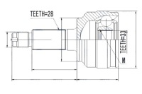 фото thumb №5, Nty шарнір зовнішній mazda 6 gh 2.0 atm 2.5i 07-13