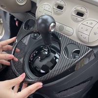 фото thumb №12, Панель рама наклейка кришка рами панель перемикання передач dla fiat 500 2011+