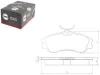 фото thumb №1, Abs37152 гальмівні колодки гальмівний. citroen xsara picasso 00-