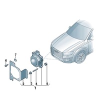 фото thumb №5, Радар acc блок керування відстані датчик дистронік audi q7 sq7 4m0907561g