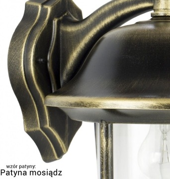 Dekoracyjna klasyczna lampa wisząca ogrodowa