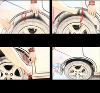 фото thumb №11, 4szt накладка планка захисна колісна арка крила планка планка na підкрилки