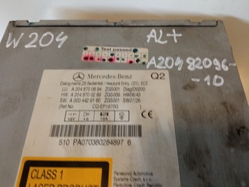 фото thumb №6, Радіо панель перемикач mercedes w204 a2048700594 a2048700694