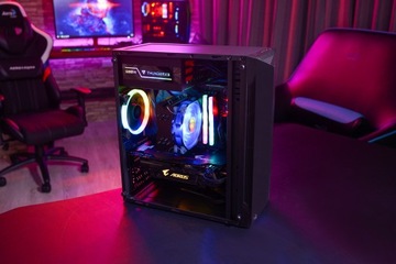 КОРПУС RGB USB 3.0 ОКНО РАЗДЕЛЕННЫЙ ПОТОК MIDI AEROCOOL
