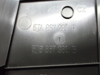 фото thumb №3, Пластик защита стойка левая 5ja867281b 5jb867281b 5ja867281 skoda rapid 17r