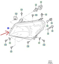 фото thumb №1, Фара правий samopoziomujący ford ranger mk4