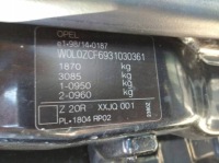 фото thumb №11, Opel vectra c 02-05 signum крило ліві перед передній чорний z20r