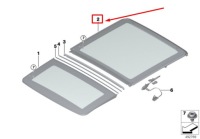 фото thumb №1, Bmw x7 g07 rear glass cover 54109466708 9466708