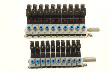 10-клапанный остров AIRTAC 3/2-1/4-НЗ-НО 12-24В-230В