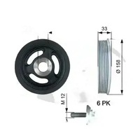 фото thumb №1, Колесо ременное tvd1061a gates citroen