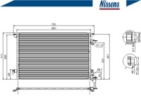 фото thumb №2, Конденсатор радиатор кондиционера [nissens]