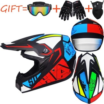 Kask MTB Fullface motocrossowy Off-Road Endur Promocja!