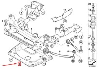 фото thumb №6, Bmw x3 e83 плита усиливающая передняя ось 3415148 31103415148оригинальная