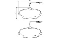фото thumb №1, Hella тормозные колодки тормозные citroen c5 iii 3.0 v6 rd_