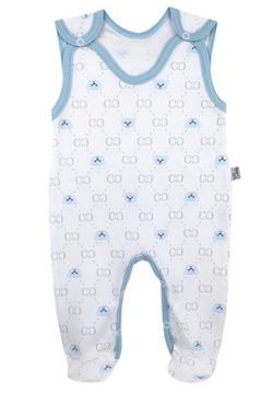 ŚPIOCHY NIEMOWLĘCE ŚPIOSZKI BAWEŁNIANE ROZPINANE r.74 BABY BEAR /52/