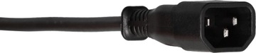 Adapter Przejściówka UPS wtyk IEC C14 3 gniazda