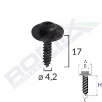 фото thumb №1, Винт с подкладка жабо fiat