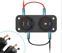 фото thumb №8, Роз'єм прикурювача зарядний пристрій автомобільна швидкі заряджання qc pd on off n