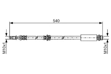 фото thumb №1, Bosch шланг гальмівний elast. ford перед fiesta f