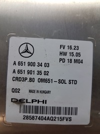 фото thumb №5, Mercedes бортовой компьютер блок управления двигателя mercedes a6519003403