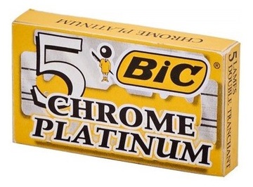 Лезвия для бритвы Bic Chrome Platinum, 5 шт., двойное лезвие