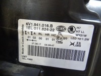 Skoda fabia 3 3 14- фара правый  перед линза led 6v1941016b llu Цена, фото thumb