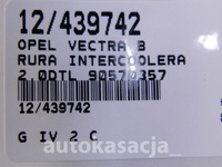 фото thumb №2, Opel vectra b шланг труба інтеркулер 2,0dtl
