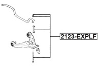 фото thumb №3, Стрижень стабілізатора передній ford explorer 2002-2011 can febest