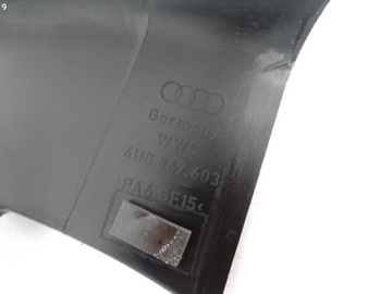 фото thumb №10, Audi s8 a8 4h0 d4 09-17 рамка планка ролета солнцезащитная дверь зад qbc